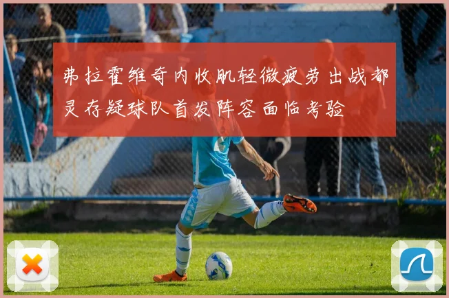 弗拉霍维奇内收肌轻微疲劳出战都灵存疑球队首发阵容面临考验
